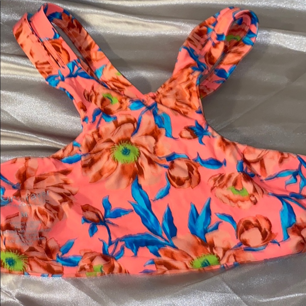 Neon Strappy Bathing Suit